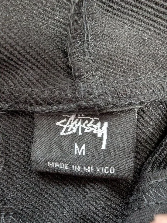 Stussy Basic Black Hoodie Pullover - Picture 5 of 12